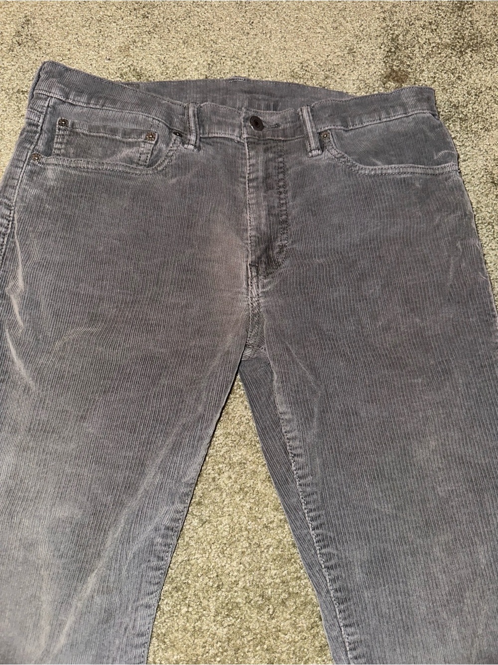 ⭐️ Levi's Men’s 34x32 Gray Corduroy Pants with Logo Tab - Picture 4 of 10